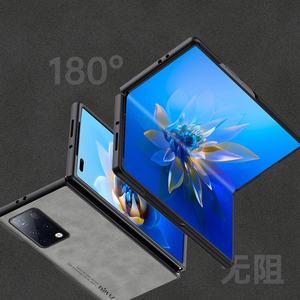 Étui de téléphone homme d'affaires de luxe pour <span class=keywords><strong>Huawei</strong></span> <span class=keywords><strong>Mate</strong></span> X2 / <span class=keywords><strong>XS</strong></span> <span class=keywords><strong>2</strong></span> / <span class=keywords><strong>Xs</strong></span> couverture arrière en cuir de mouton tout compris - Product Image 2