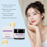 Krim Wajah Label Pribadi Khusus Zinc Acne Blemish Repair Soothing Moisturizer Anti Kemerahan MOQ 100
