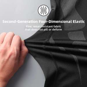 Dkr. Yoga Kıyafetleri Bayan Sıcak Polar Astarlı 2 1 Bisiklet Yaka Fitness Kış Sporları Koşu Takımı Çabuk Kuruyan Üst Uzun Kollu Dar - Product Image 3