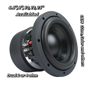 Exclusivo personalizable 15 pulgadas Dual 2 Ohm4 Ohm Subwoofer Top SPL Cono de fibra de carbono <span class=keywords><strong>RMS</strong></span> <span class=keywords><strong>1500W</strong></span> Max 3000W Altavoz de <span class=keywords><strong>audio</strong></span> para automóvil - Product Image 3