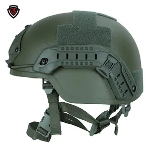 Doublesafe Custom Green Multifunction Fast Night Vision Aramid Casco Tactico Protective Security Ballistic Tactical Helmet