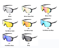 Lunettes de soleil de sport à monture magnétique TR90 avec logo personnalisé Lunettes de soleil de course polarisées intégrées anti-UV pour cyclisme sur route