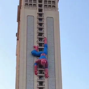 定制广告大型蜘蛛侠卡通巨型充气玩具蜘蛛侠玩具建筑活动