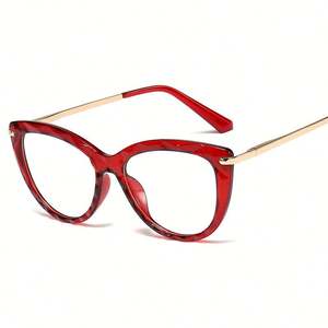 Monture de lunettes carrée en cristal transparent rétro tendance avec logo personnalisé, lunettes de vue pour femmes, styles tendances, lunettes d'ordinateur - Product Image 6