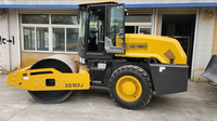 Compacteur de sol de haute qualité 10 tonnes, rouleau vibratoire à tambour unique avec moteur et roulement importés, haute efficacité XS103J