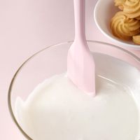 Spatule en silicone réutilisable résistante à la chaleur, cuisson du gâteau, grattoir en silicone pour mélanger la crème, ustensile de cuisine, vente en gros