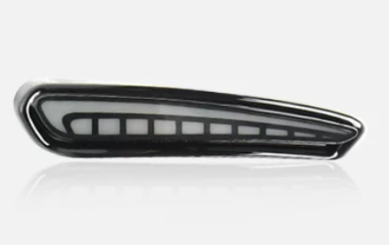 Fangs rear bar lamp-black