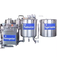 Pasteurisateur Commercial Compact 1000 kg 500 kg/h 50L pour Lait et Jus de Fruits
