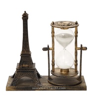 Sablier créatif rétro décorations bureau décoration phare sablier tour de fer décorations sablier résine artisanat
