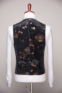 Costume Décontracté de Luxe pour Homme, Tenue de Soirée Élégante, Coupe Slim, Trois Pièces, pour Bureau et Fêtes - Product Image 3