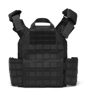 DF1215 アウトドアコスプレタクティカルベスト（モールプラットフォーム、ファストガーデタッチャブルサスペンダーシステム付き、ブラック、CPストック） - Product Image 4