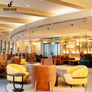 حلول المشاريع مع التصميم الداخلي لمجموعات أثاث المطاعم الفندقية الصناعية الفاخرة الراقية - Product Image 4