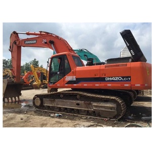 Excavadora Usada de Alta Calidad Doosan 420, Excavadora Hidráulica Grande en Venta a Bajo Precio, con Pocas Horas de Trabajo - Product Image 1