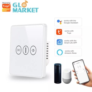 สวิตช์ม่านม้วนอัจฉริยะ Glomarket ควบคุมด้วยเสียง ภายในบ้าน เชื่อมต่อ Wifi/zigbee ควบคุมผ่านแอป Tuya สวิตช์ม่านอัจฉริยะ - Product Image 2