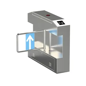 Máquina de medição de temperatura com reconhecimento facial para portão oscilante, sistema de bloqueio de portão distrital em uma unidade