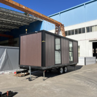 Maison conteneur pliable de type Z de 20 pieds, bureau mobile, remorque, maison étanche, prête à l'emploi, maisonnette personnalisée