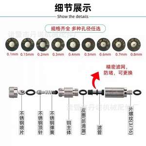 หัวฉีดทองเหลืองแบบประหยัดพลังงาน ขนาด 40 มม. สำหรับเพิ่มความชื้นในฟาร์มและการพ่นยา พร้อมตัวกรอง - Product Image 4