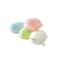 Peluche Adorable Phoque Mignon, Lion de Mer en Peluche Ultra-doux, Anti-stress, Unisexe, 60 cm, Coussin de Sommeil et d'Étreinte pour Canapé