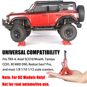 Supports de levage métalliques réglables pour RC - Compatibles avec les crawlers à l'échelle 1/<span class=keywords><strong>8</strong></span>, 1/10, 1/12 (pour TRX-4, Axial SCX10, Tamiya CC01) - Product Image 1