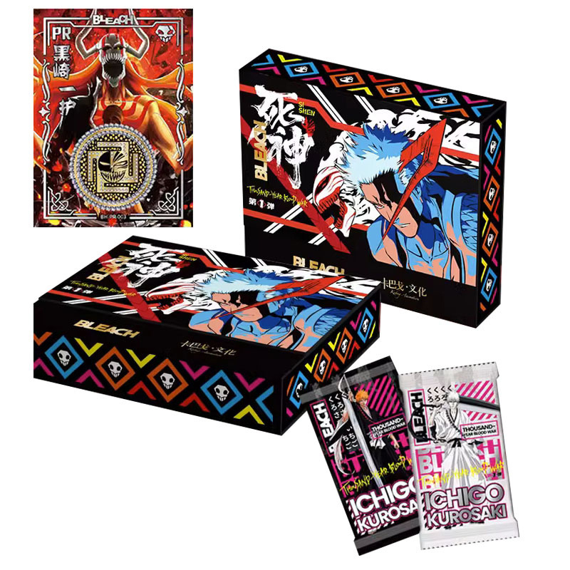 Bleach Collect Anime Game Card Gift Box SSR SR Play Kurosaki