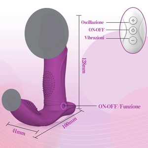 กางเกงในสั่นสะเทือนแบบสวมใส่ได้ รีโมทคอนโทรล 7 ระดับความถี่ ซิลิโคน ชาร์จซ้ำได้ กันน้ำ กระตุ้นจุดจี ของเล่นทางเพศ - Product Image 2