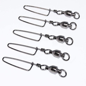 SEASKY Émerillon à roulement à billes en acier inoxydable avec anneau solide Coastlock Snap Terminal Tackle - Product Image 4