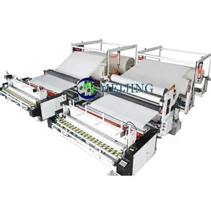 Máquina de fabricación de papel higiénico, planta higiénica totalmente automática para fabricar papel higiénico