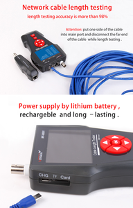 Probador de Cables de Red NOYAFA NF-8601, RJ45, RJ11, BNC, CAT5, CAT6, PoE, Localizador de Cables - Product Image 5