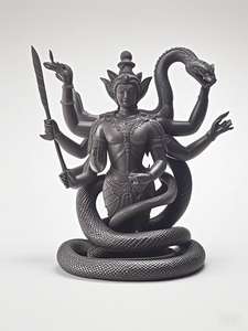 Антикварная статуэтка Будды из чистой меди ручной работы из Непала, миниатюрная скульптура, антикварное бронзовое искусство, украшения Гуаньинь, деревянная статуэтка Гуаньинь - Product Image 2