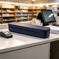 Printer Barcode Thermal Mini Nirkabel BT Android IOS dengan Dukungan ESC Stok Tersedia Pencetakan Struk A4