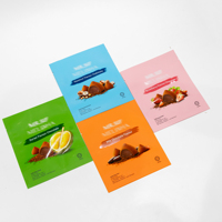Pochette à fermeture éclair, métallisée, anti-lumière, résistante à l'humidité, pour l'emballage de chocolats, bonbons, noix, fruits secs