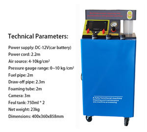 Système d'admission de carburant automobile tout-en-un, nettoyant de chambre de <span class=keywords><strong>combustion</strong></span> catalytique à trois voies, sans démontage avec endoscope - Product Image 4