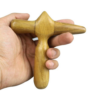 Precio de fábrica, herramienta de masaje de madera Natural para el cuerpo, puntos de acupuntura de madera relajantes, martillo de masaje para mano, cabeza, cuello, brazo, espalda - Product Image 4
