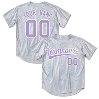 Uniforme de baseball court JO de haute qualité, nouveau design, version miroir de glace vierge, personnalisable et brodé sur mesure