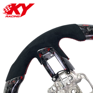 Volant sport racing en fibre de carbone forgée sur mesure pour Ford Mustang S550 GT350 500 Shelby 2015-2023 - Product Image 3