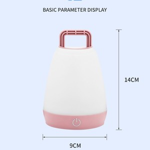 Đèn ngủ cảm ứng cầm tay, dùng pin, đèn <span class=keywords><strong>LED</strong></span> di động, bán buôn, thích hợp cho phòng ngủ, phòng khách - Product Image 2