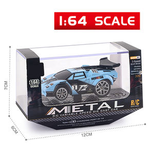 MILI 1:64 alliage RC Mini télécommande de bureau dérive voiture jouet 2.4GHz contrôle vitesse Variable alliage plastique télécommande voiture - Product Image 2