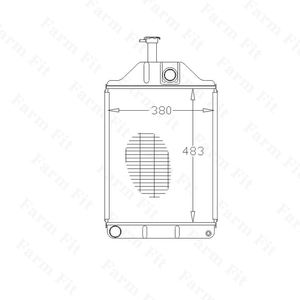 Nouvelle tendance, acier hautement durable 1669648M94 pour tracteur 210K 210K EP 310J 310K 310K EP 310L 310L EP Radiateur - Product Image 4