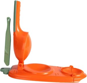 Factory Wholesale Plastic <b>Dumpling</b> Mold Custom Manual 2 in 1 <b>Dumplings</b> Maker <b>Press</b> Maker - Product Image 1