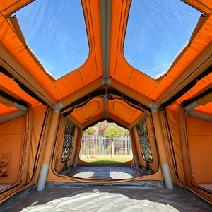 Carpa Inflable Beige, Directo de Fábrica, para las Cuatro Estaciones, de 3 a 8 Personas, Resistente, de Algodón, Impermeable, de PVC, para Campamento, de Lujo, Familiar, Portátil para Exteriores - Product Image 3