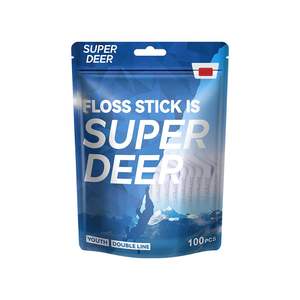 Tandflossers Tandenstoker 100 Stuks Wegwerp Mint Floss Pick Groothandel - Product Image 1