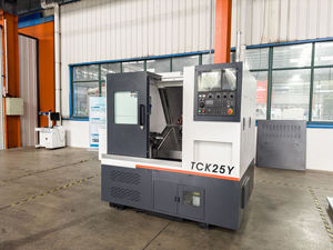 TCK25Y迷你数控车床金属4轴数控铣床高速迷你车床y轴瑞士型Fanuc - Product Image 5