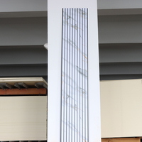 Nouveaux panneaux muraux en PVC effet imitation bois pour douche et revêtement mural humide