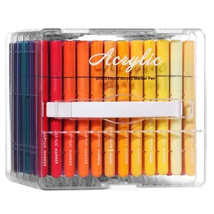 Marcadores Acrílicos Líquidos Borrables YEKO Direct, Juego de Pinceles Lavables Especiales para Arte Infantil, Acuarelas No Tóxicas al por Mayor - Product Image 1