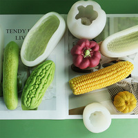 Cetakan Silikon Buah 3D untuk Kue Mousse, Puding, Pastry, Jelly, Fondant, Perlengkapan Memanggang Dapur, Alat Kue, Dekorasi