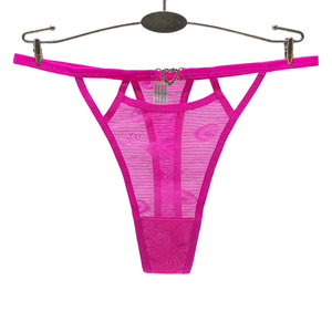 Disponibile all'ingrosso: Slip sexy da donna taglie forti <span class=keywords><strong>in</strong></span> pizzo, <span class=keywords><strong>perizoma</strong></span> <span class=keywords><strong>in</strong></span> rete trasparente, mutandine a T-back da donna - Product Image 5