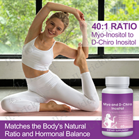 Gélules de Myo-Inositol et D-Chiro-Inositol Julong OEM sous Marque Privée avec Vitamine D3 pour l'Équilibre Hormonal et la Santé Ovarienne (Acide Folique)