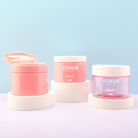 Tampon de coton tonique nettoyant pour le maquillage du visage de soins de la peau en gros pot cosmétique avec capuchon à rabat contenant de tampon de toner avec pince à épiler