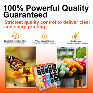 Topjet pgi225 cli226 <span class=keywords><strong>PGI</strong></span> <span class=keywords><strong>225</strong></span> <span class=keywords><strong>CLI</strong></span> <span class=keywords><strong>226</strong></span> tương thích màu mực cartucho de tinta cho Canon PIXMA mg6120 máy in phun - Product Image 4