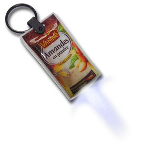Soft PVC Plastic LED Keychain <b>Lights</b>, Personalized Keychains - Product Image 3